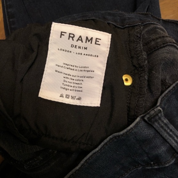 FRAME “le skinny de Jeanne” stagger hem jeans - Picture 8 of 13